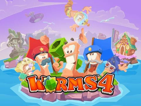 Изображение игры: Worms 4