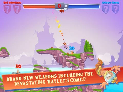 Изображение игры: Worms 4
