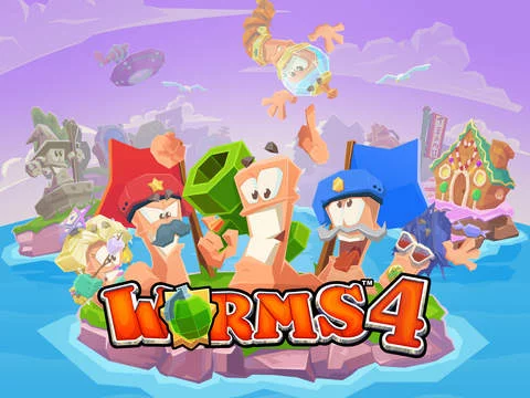 Изображение игры: Worms 4