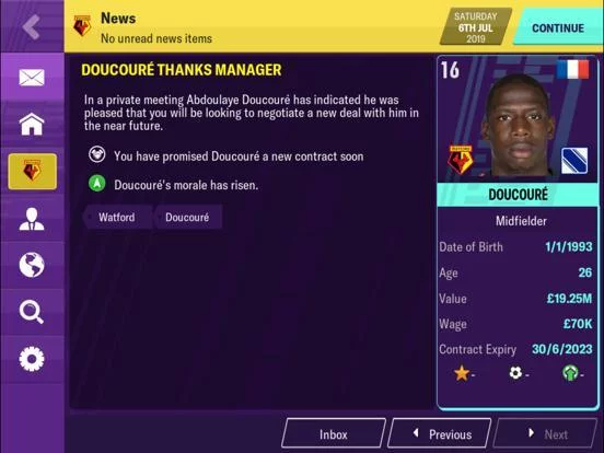 Изображение игры: Football Manager 2020 Mobile