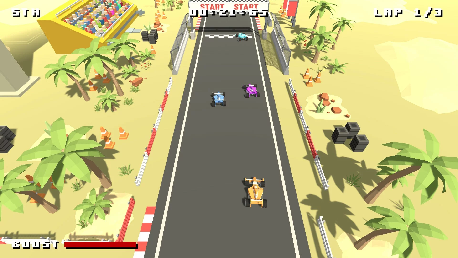 Изображение игры: Formula Bit Racing