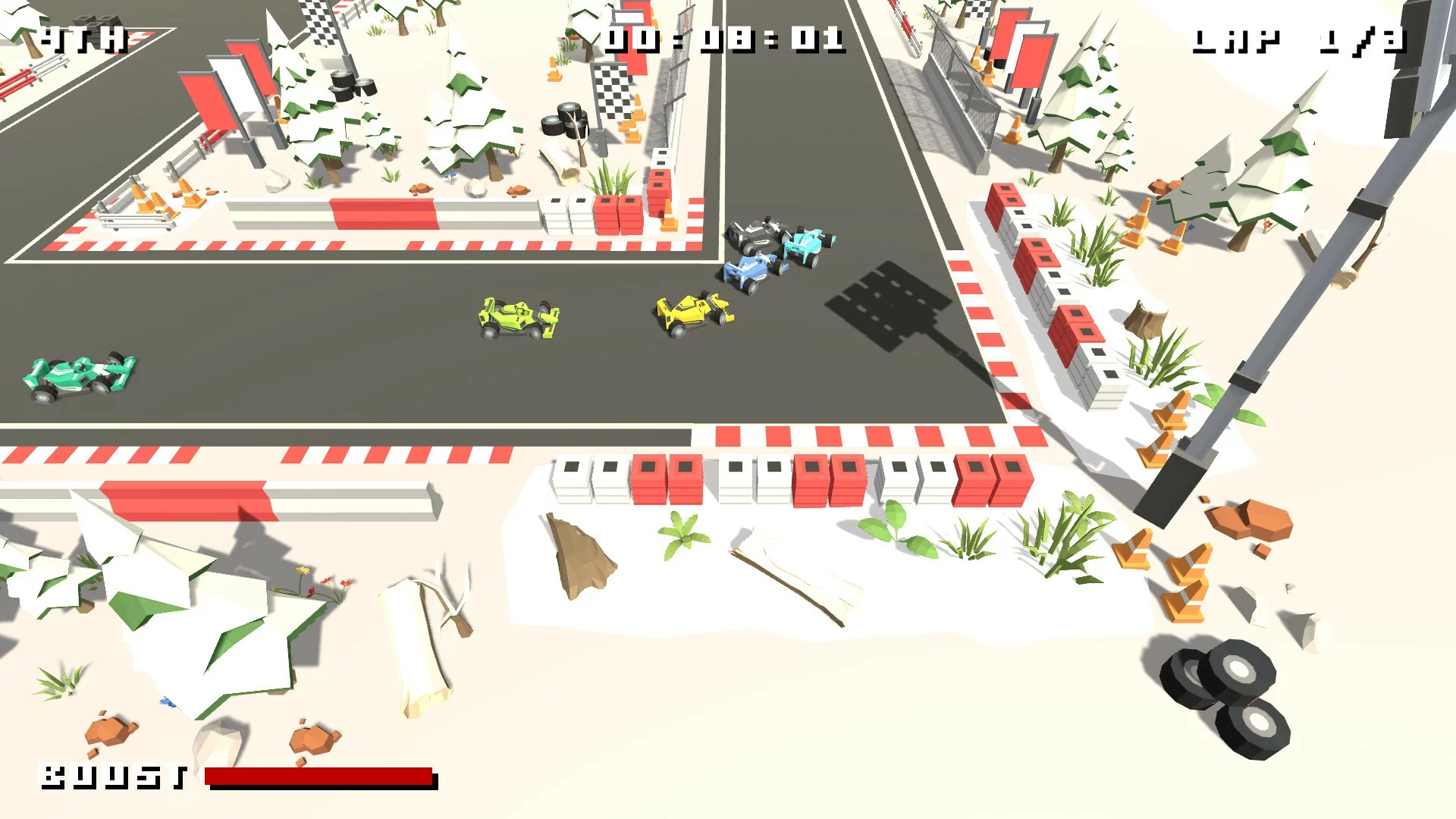 Изображение игры: Formula Bit Racing
