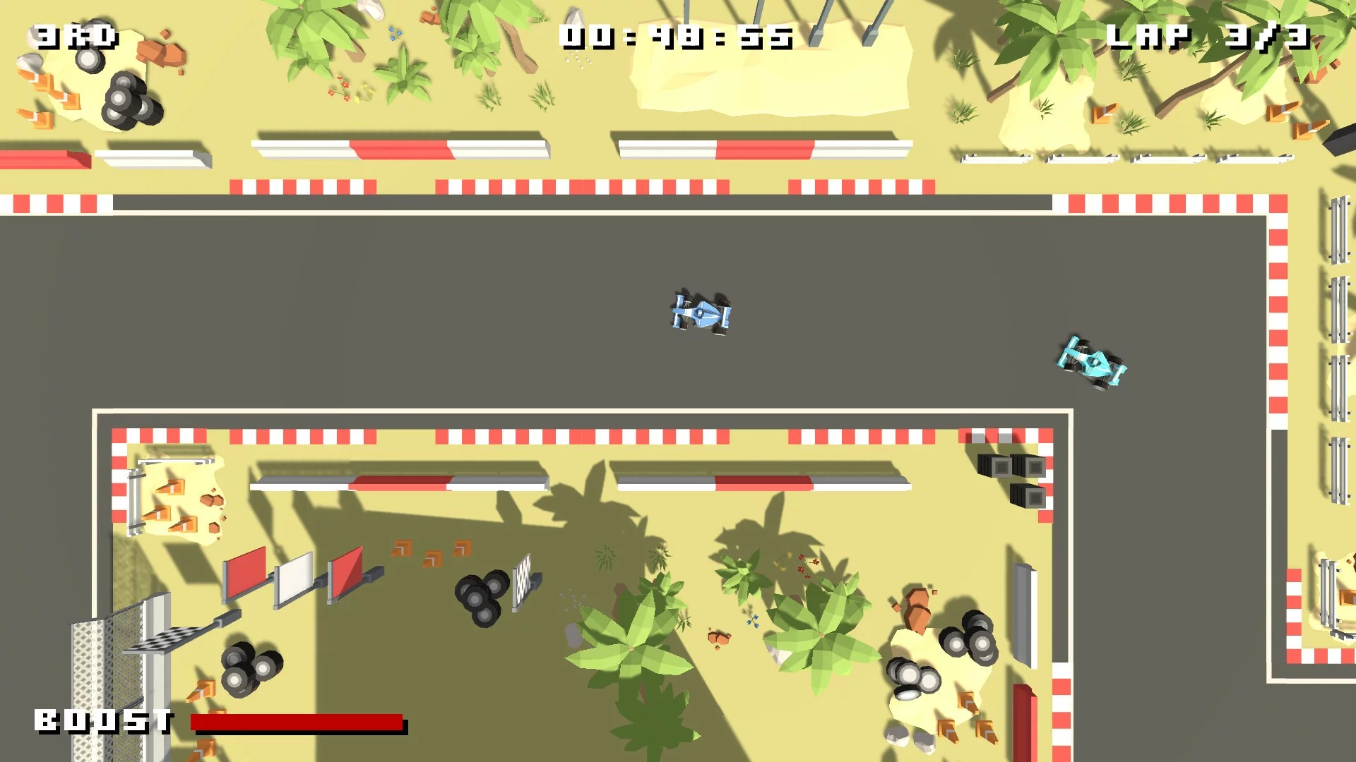 Изображение игры: Formula Bit Racing