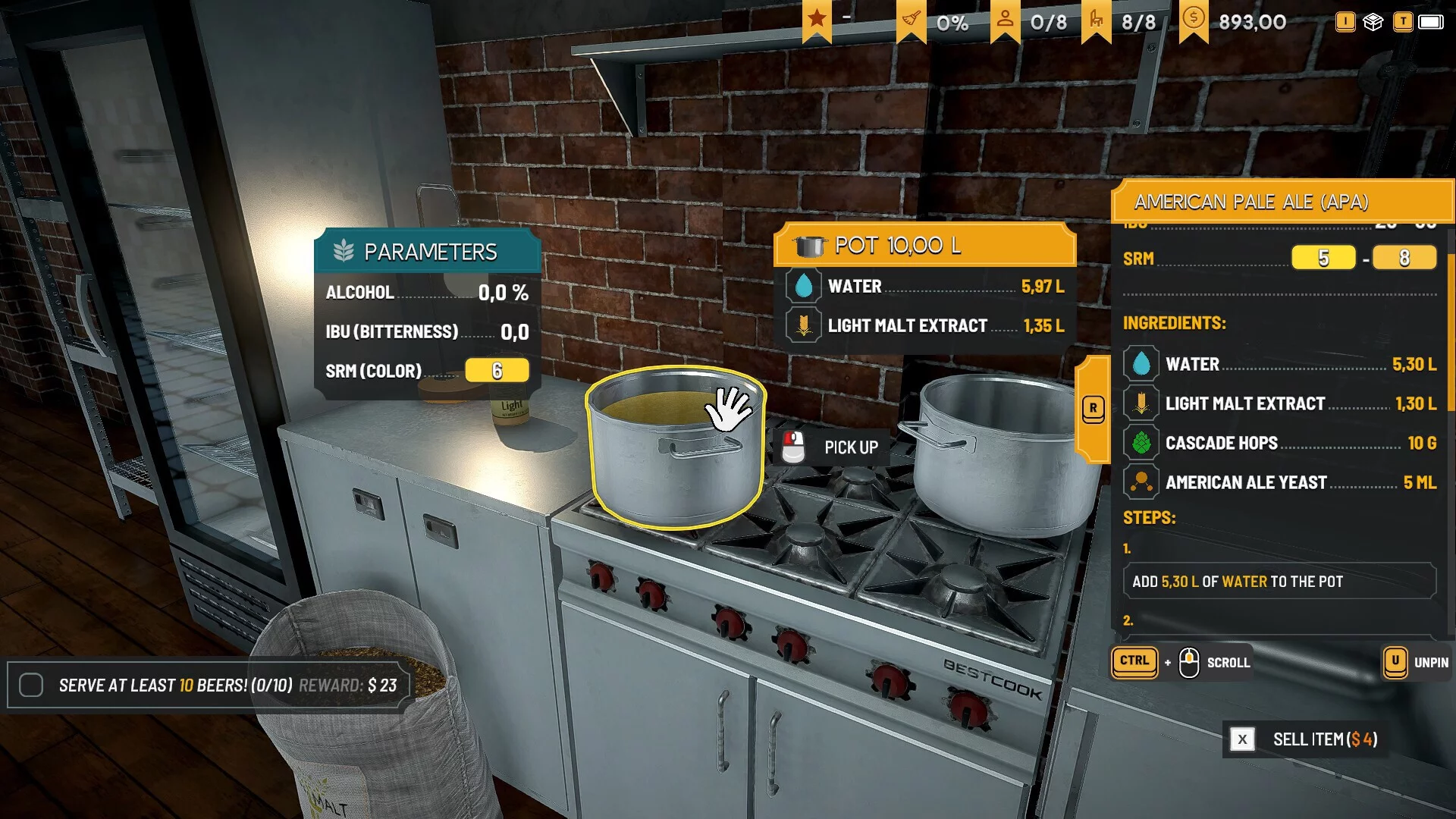 Изображение игры: Brewpub Simulator