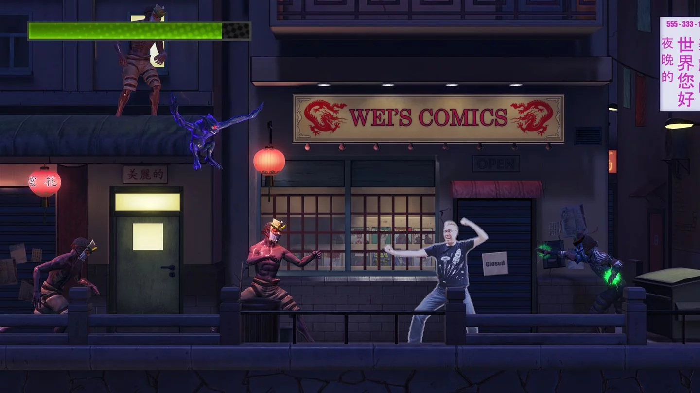 Изображение игры: Kung-Fu for Kinect