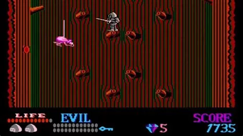 Изображение игры: Wizards & Warriors (1987)