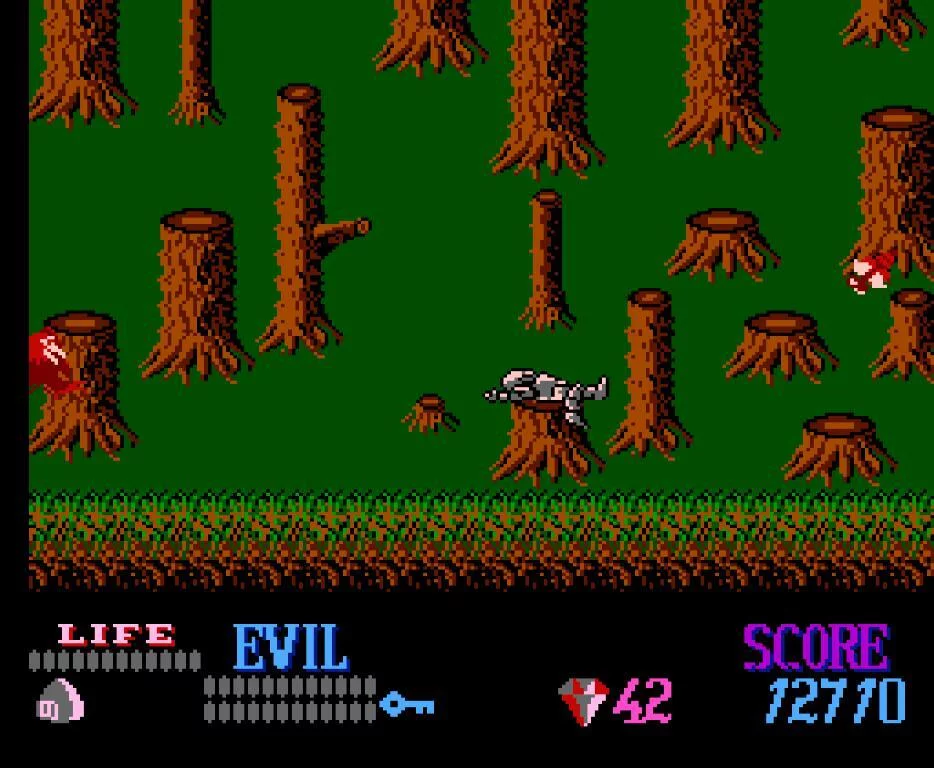 Изображение игры: Wizards & Warriors (1987)