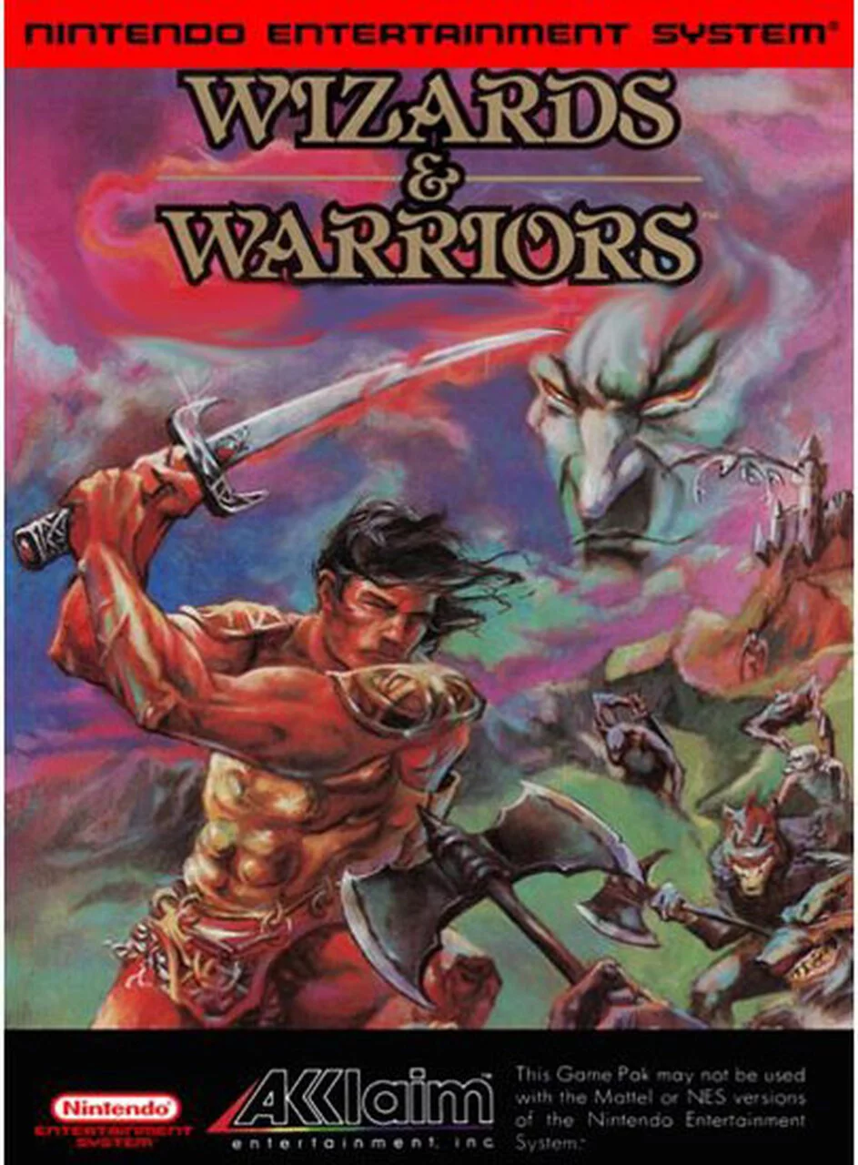 Изображение игры: Wizards & Warriors (1987)