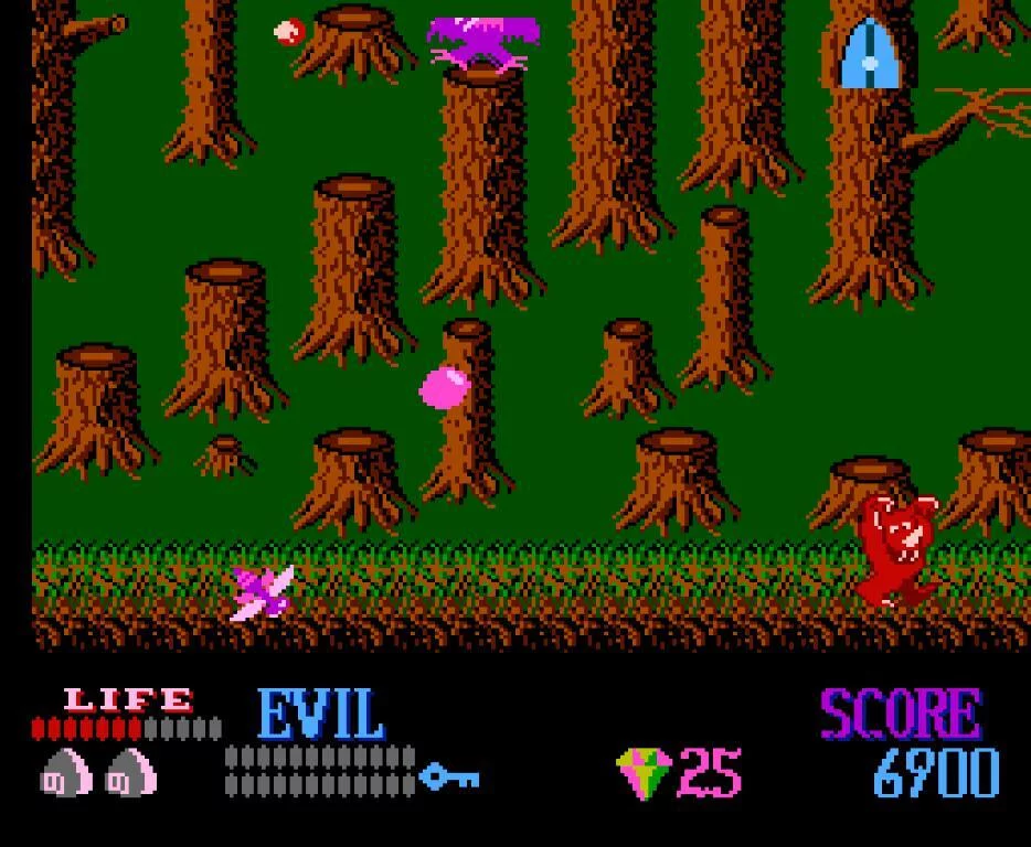 Изображение игры: Wizards & Warriors (1987)