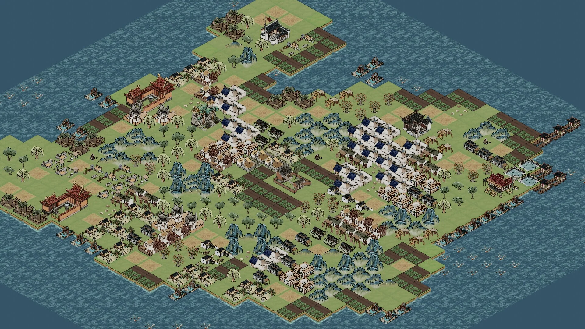 Изображение игры: 山水画乡/Shanshui Haven