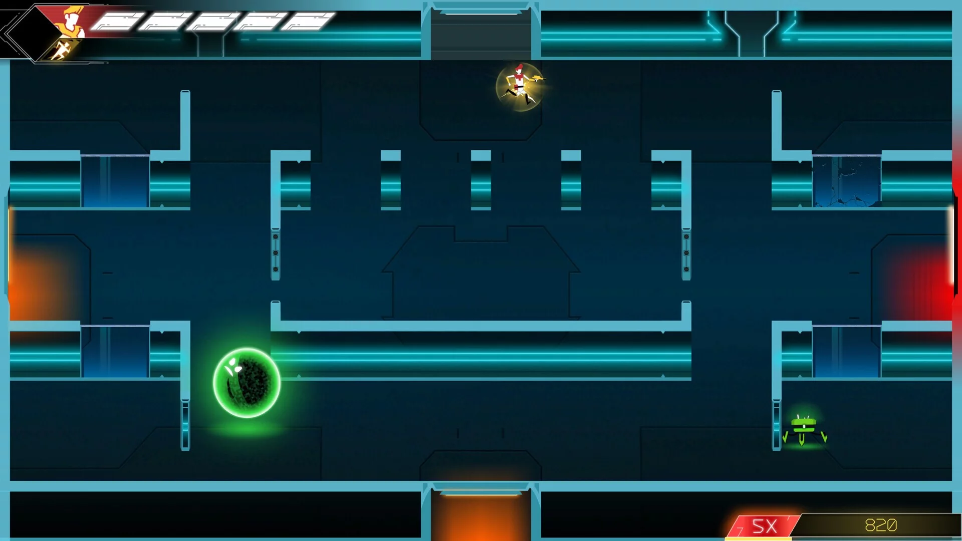 Изображение игры: Berzerk: Recharged