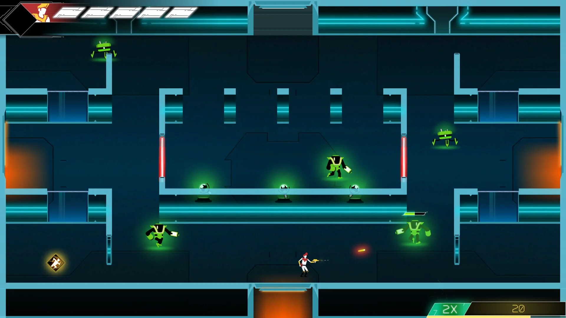 Изображение игры: Berzerk: Recharged