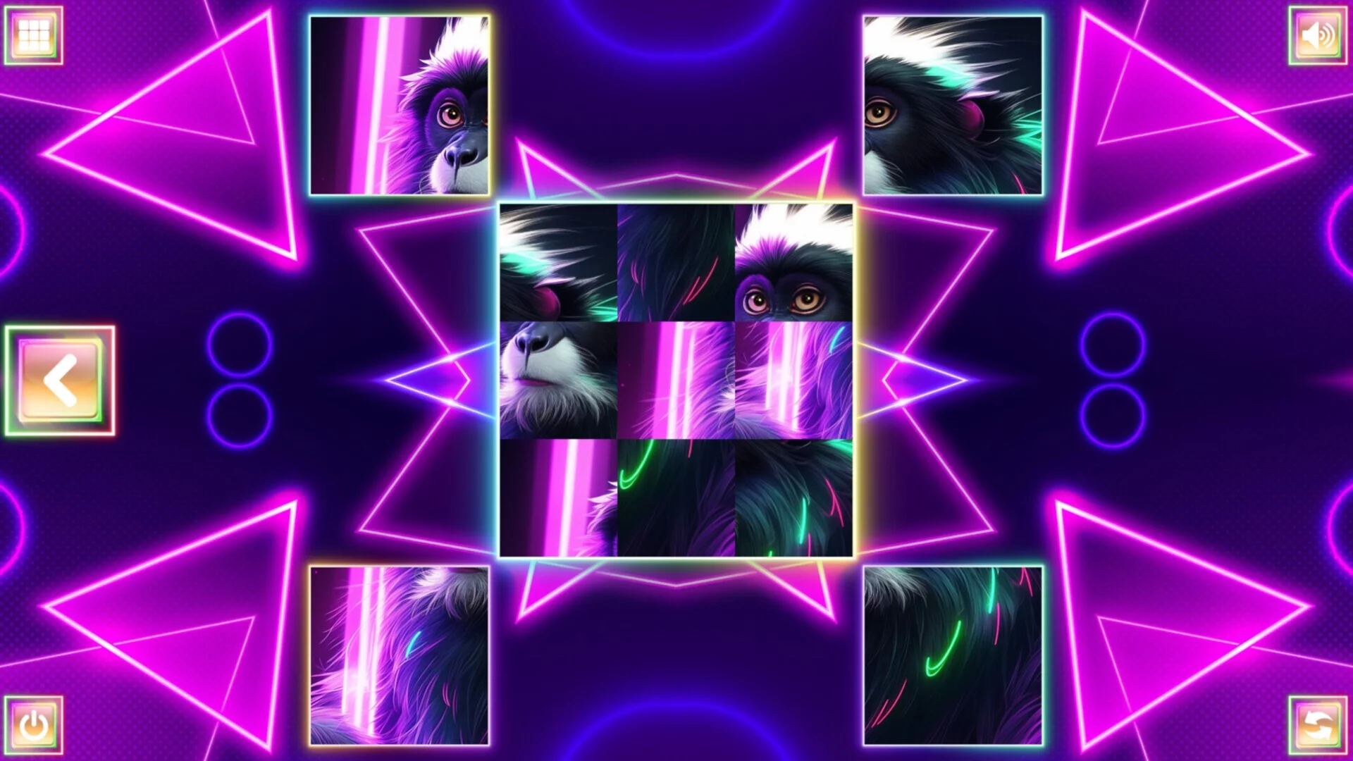 Изображение игры: Neon Fantasy: Monkeys