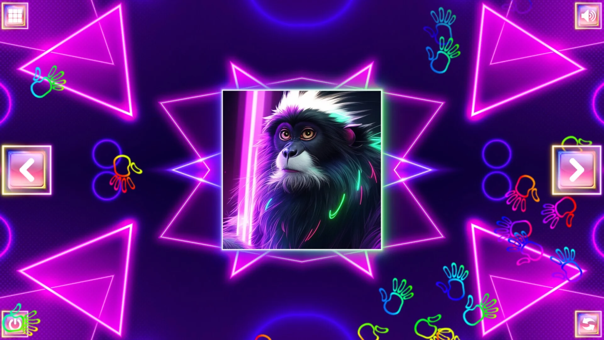 Изображение игры: Neon Fantasy: Monkeys