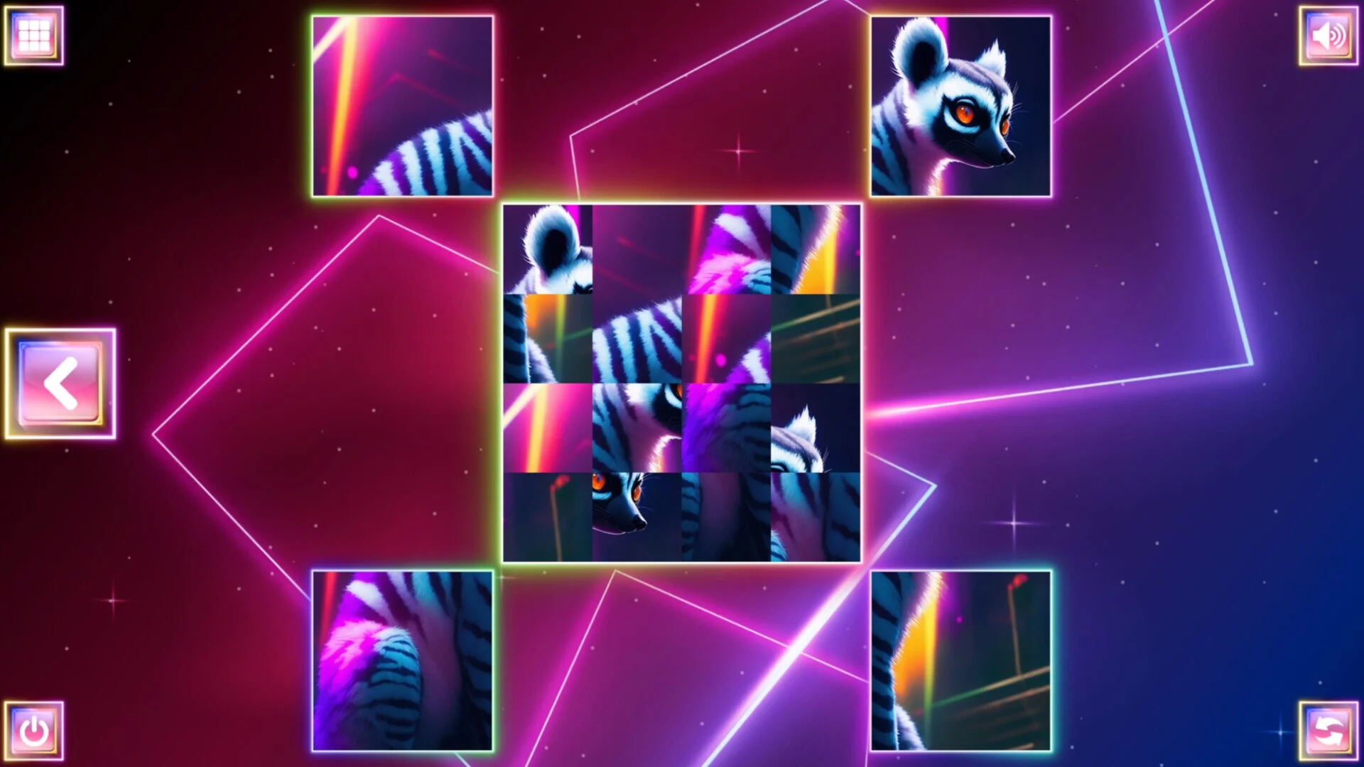Изображение игры: Neon Fantasy: Monkeys