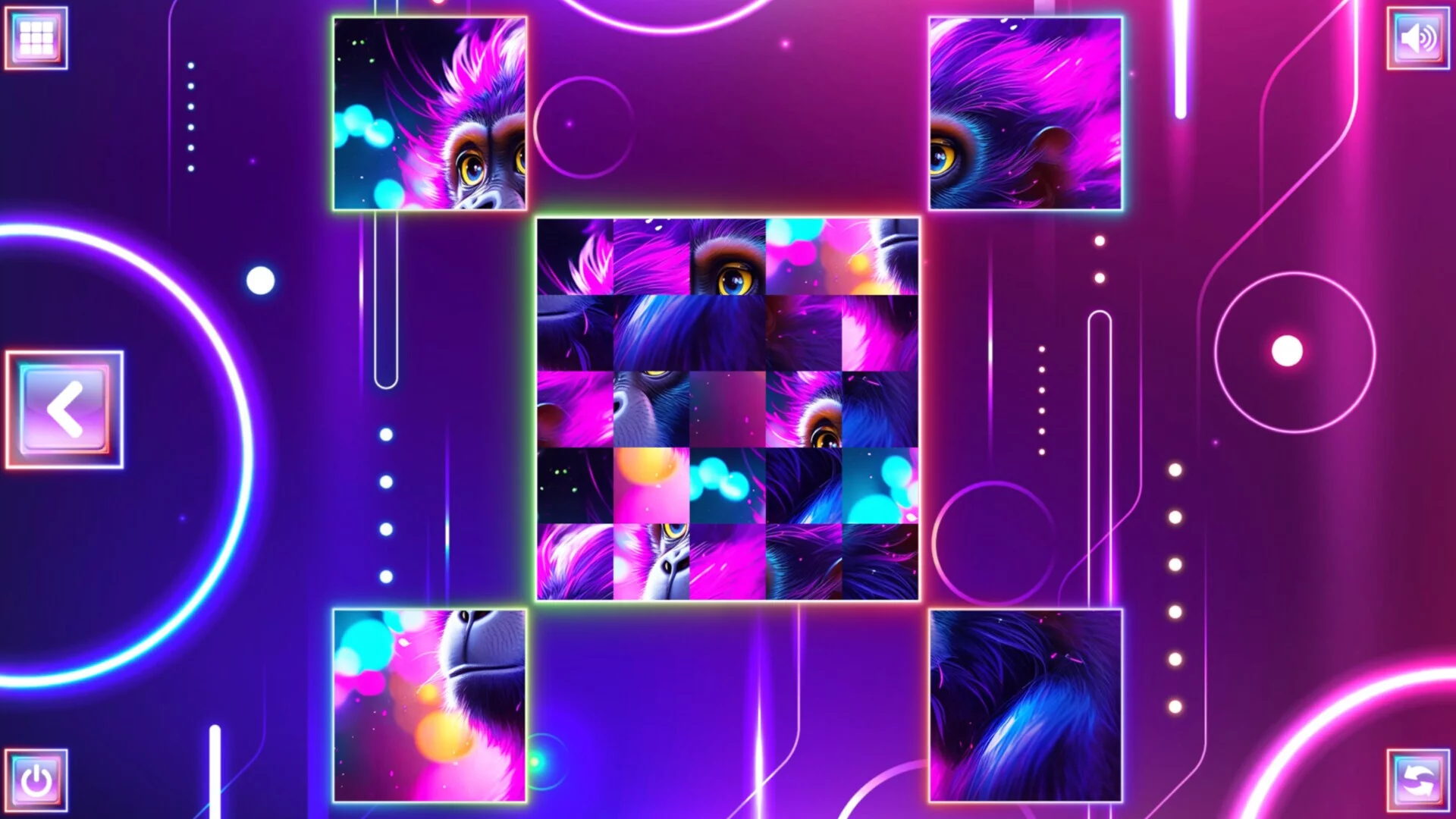 Изображение игры: Neon Fantasy: Monkeys