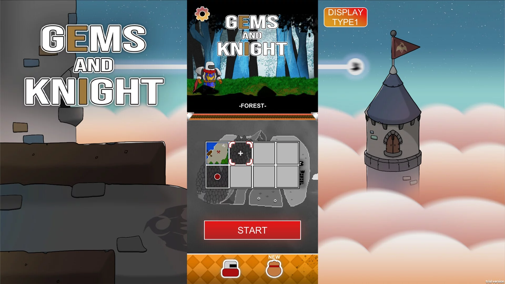 Изображение игры: Gems And Knight