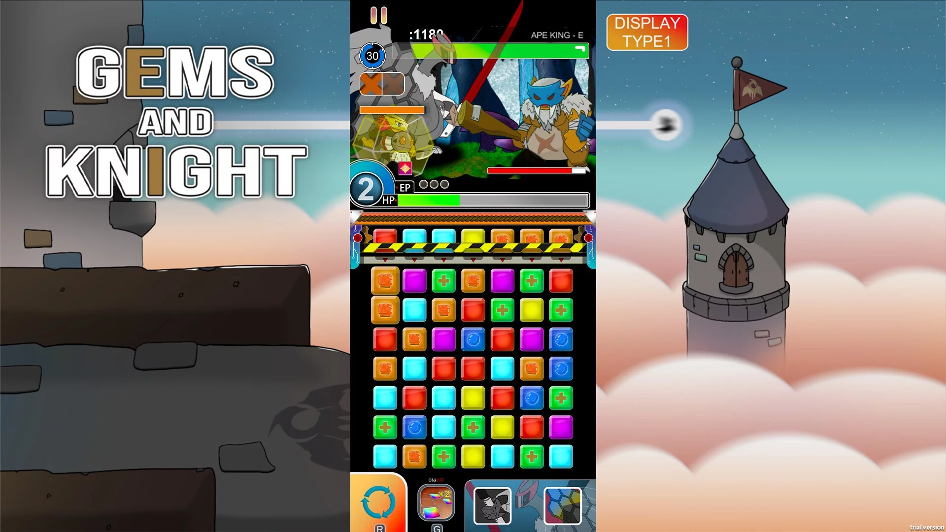 Изображение игры: Gems And Knight