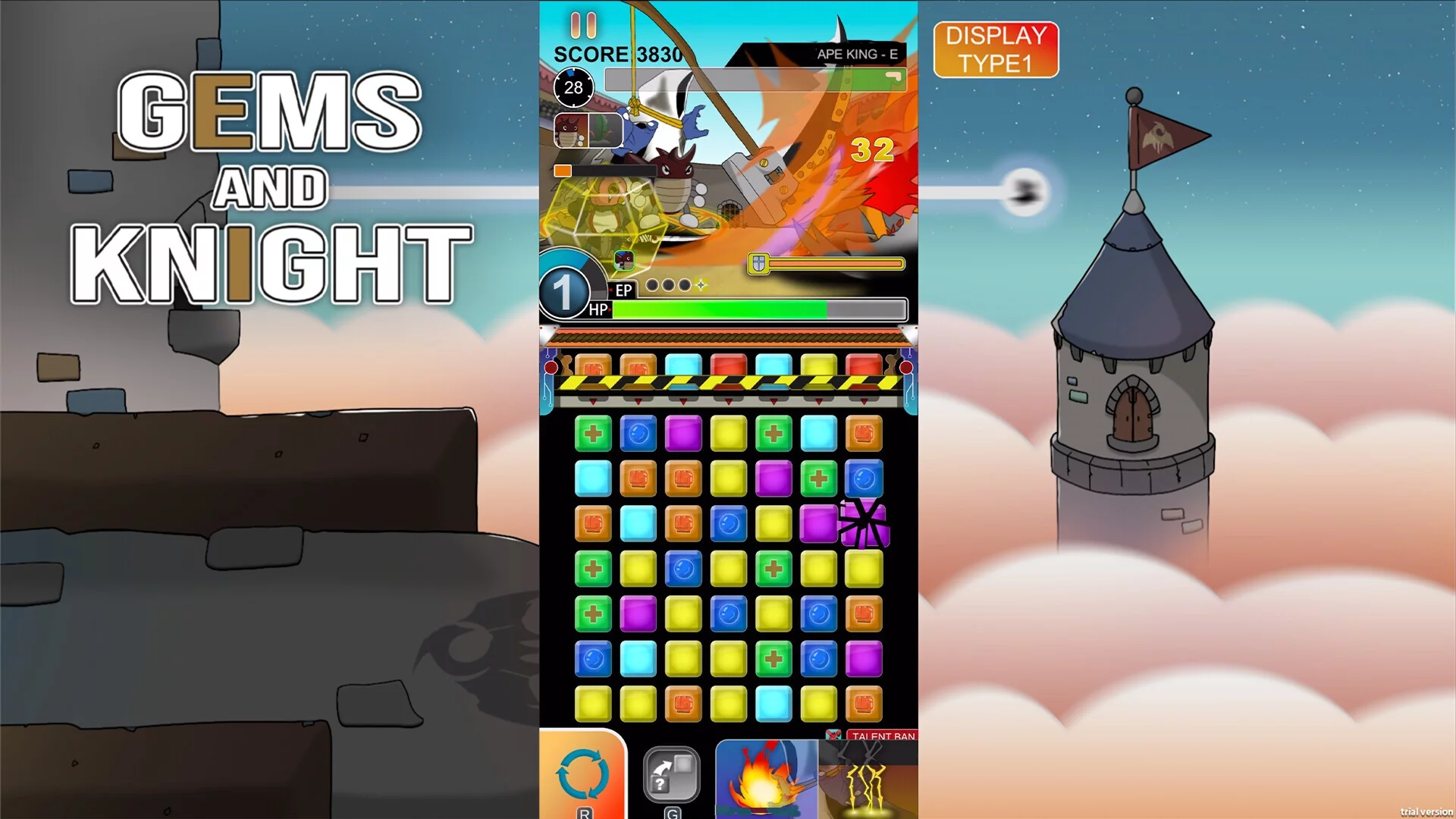 Изображение игры: Gems And Knight