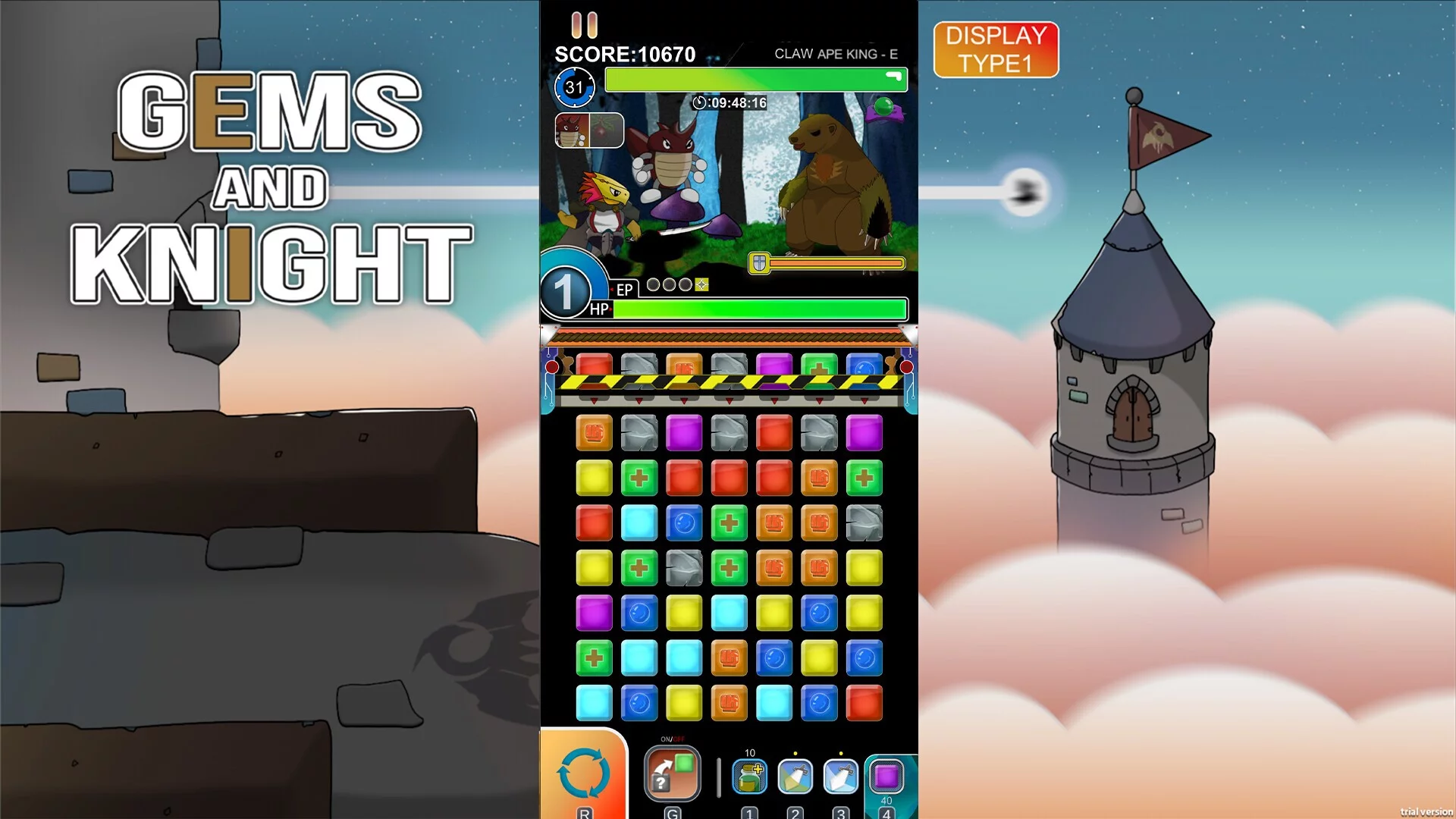 Изображение игры: Gems And Knight