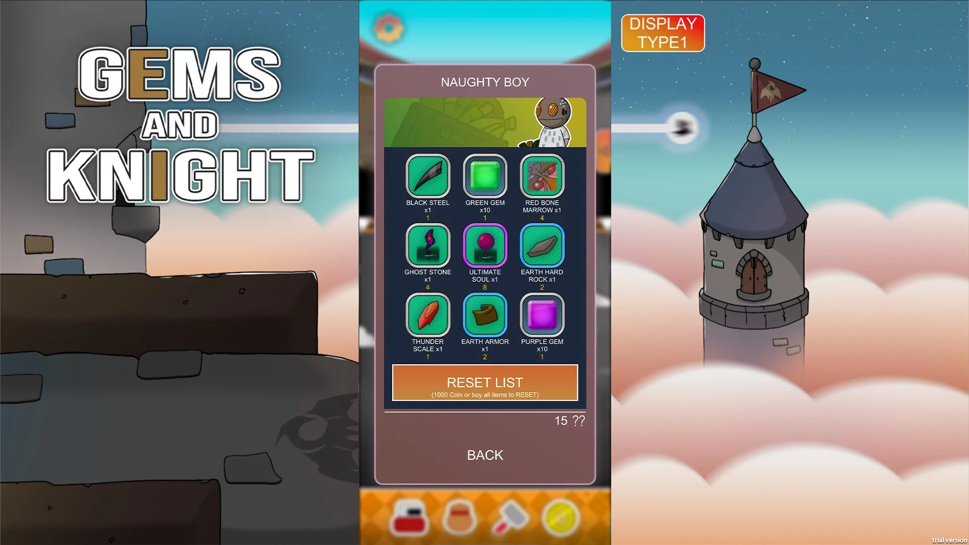 Изображение игры: Gems And Knight