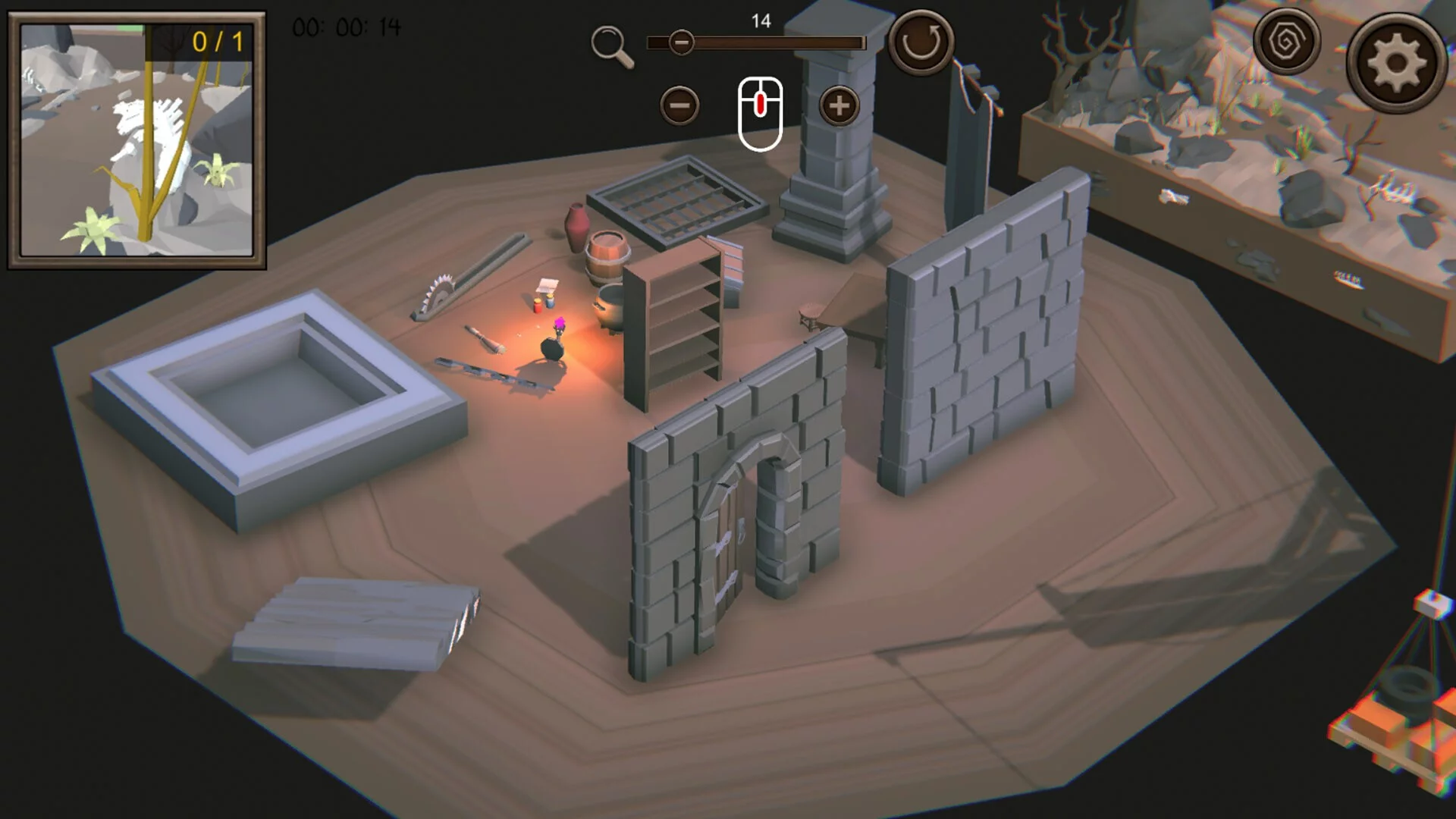 Изображение игры: Hidden World 6 Top-Down 3D