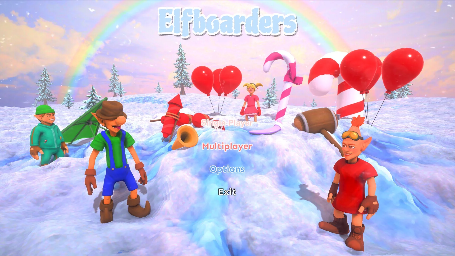 Изображение игры: Elfboarders