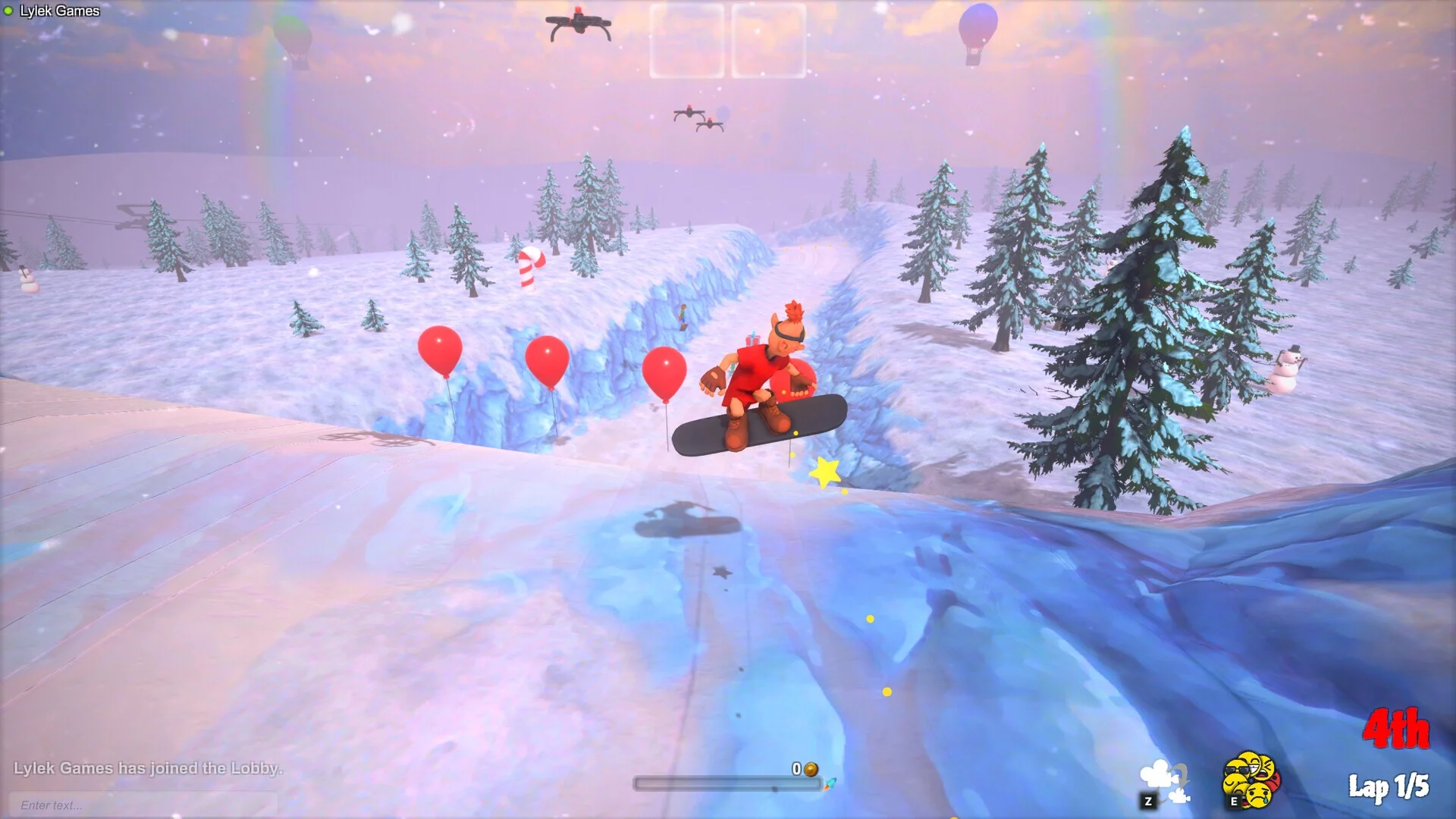 Изображение игры: Elfboarders