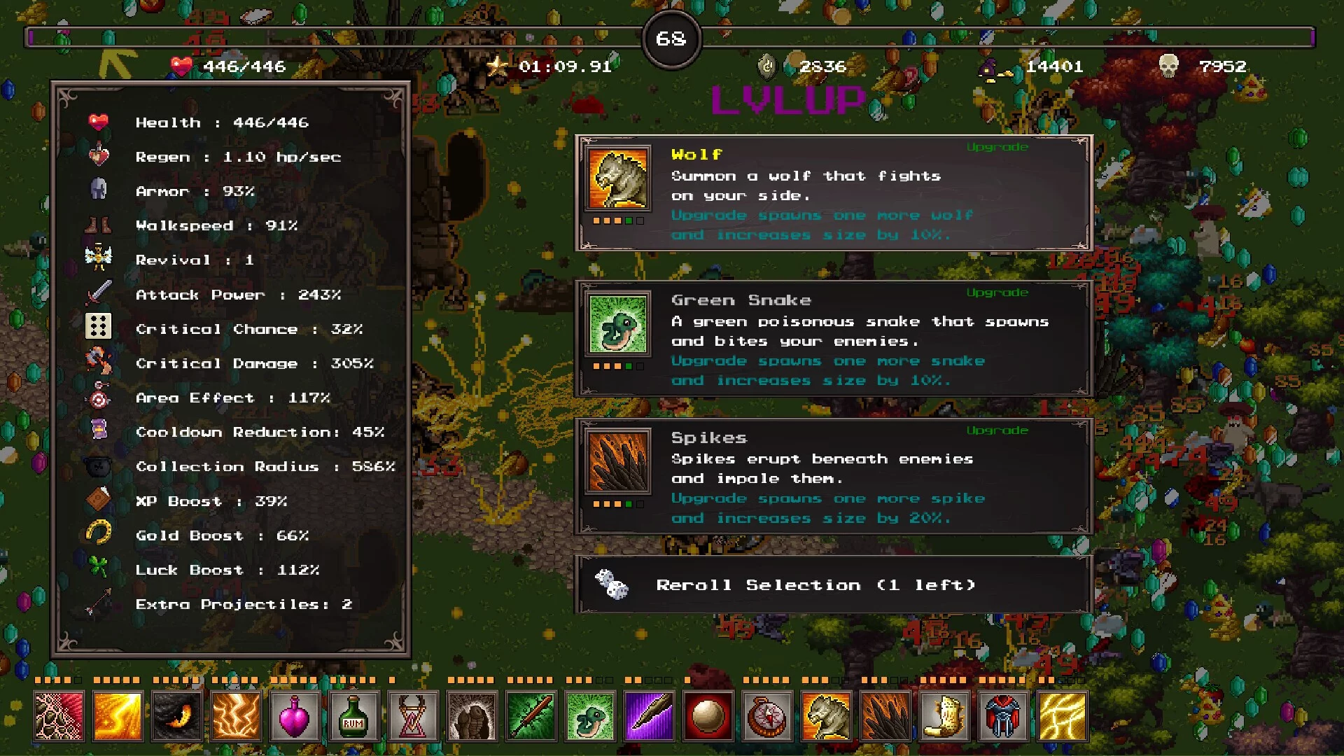 Изображение игры: Witchcraft Survivors