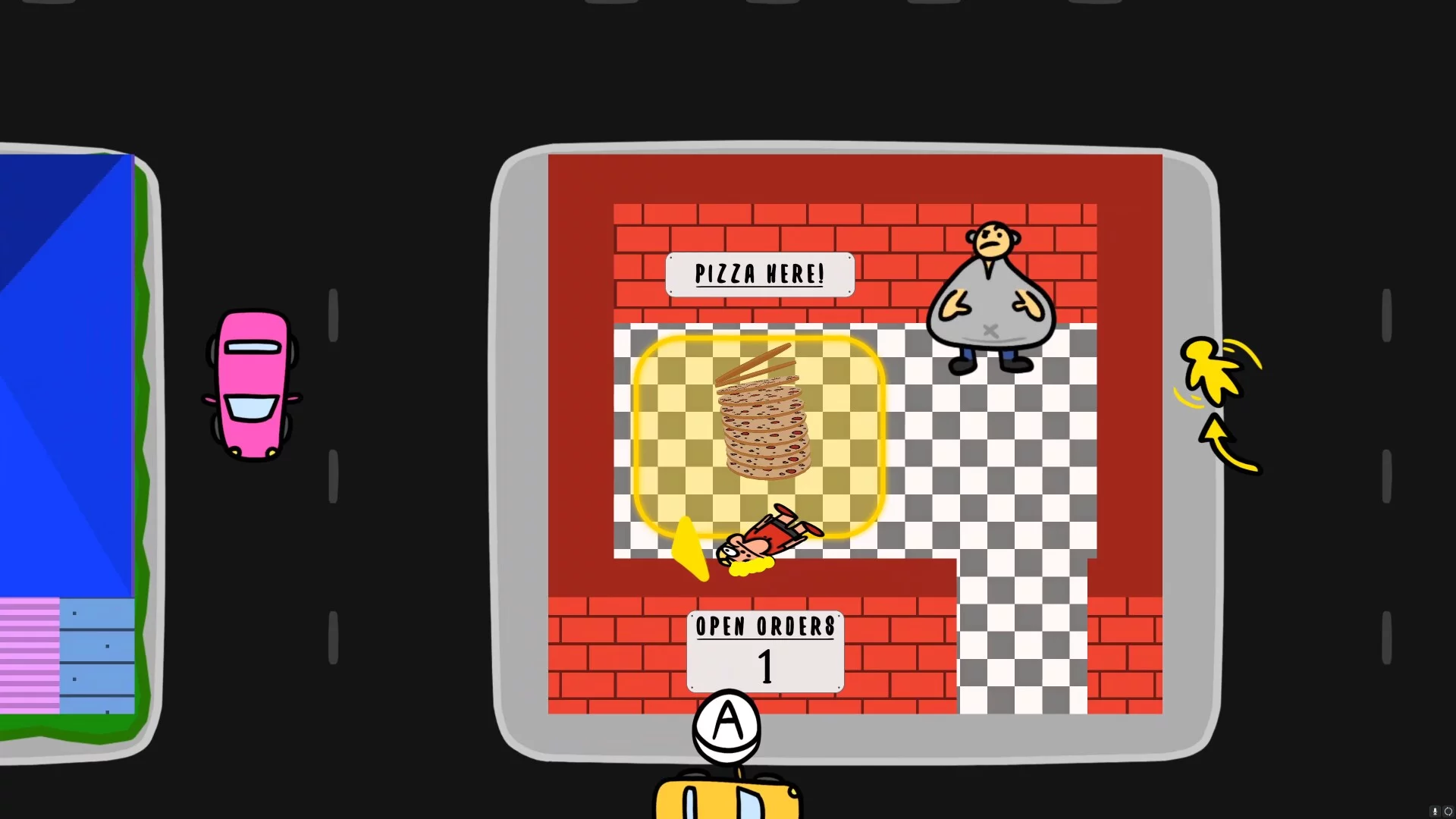 Изображение игры: Pizza Delivery Bagel
