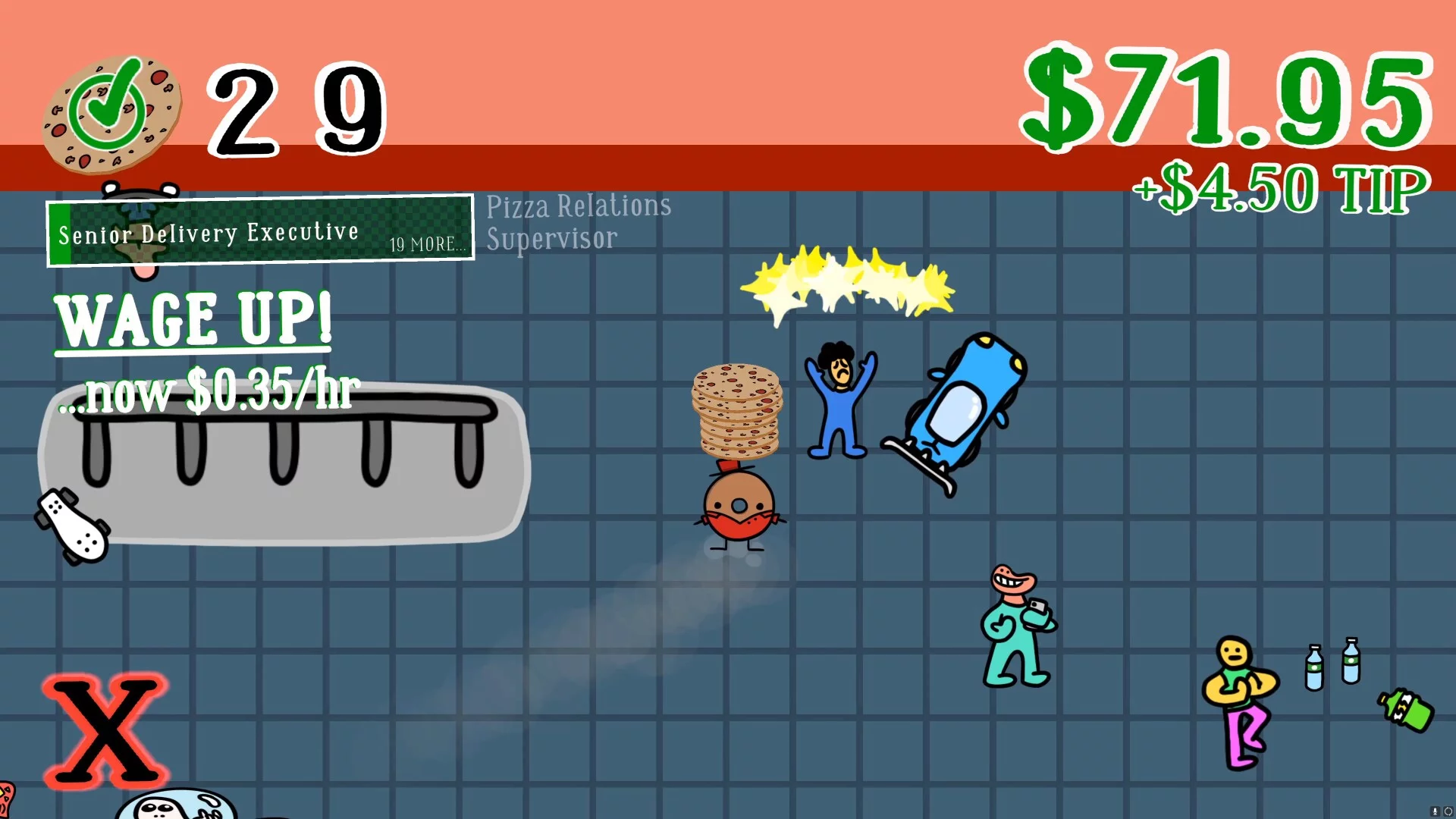 Изображение игры: Pizza Delivery Bagel