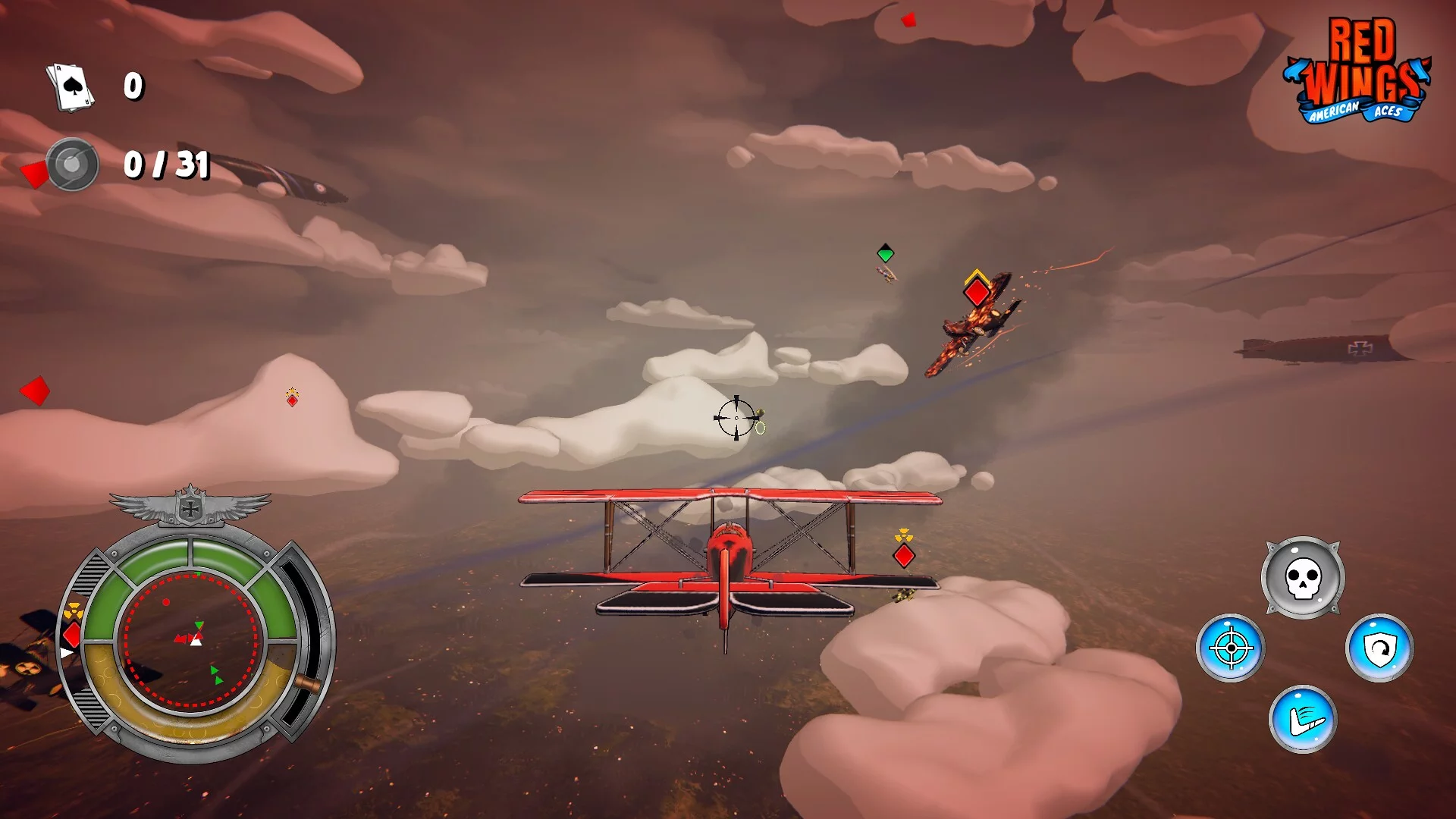 Изображение игры: Red Wings: American Aces