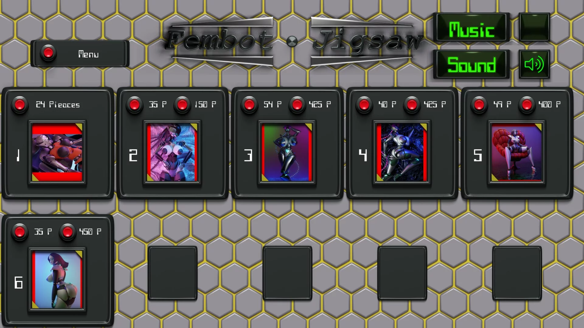 Изображение игры: Fembot Jigsaw