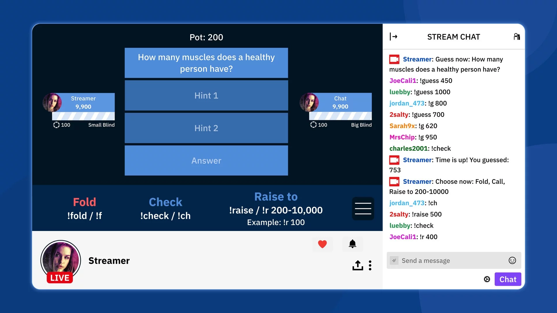 Изображение игры: QuizPoker: Mix of Quiz and Poker