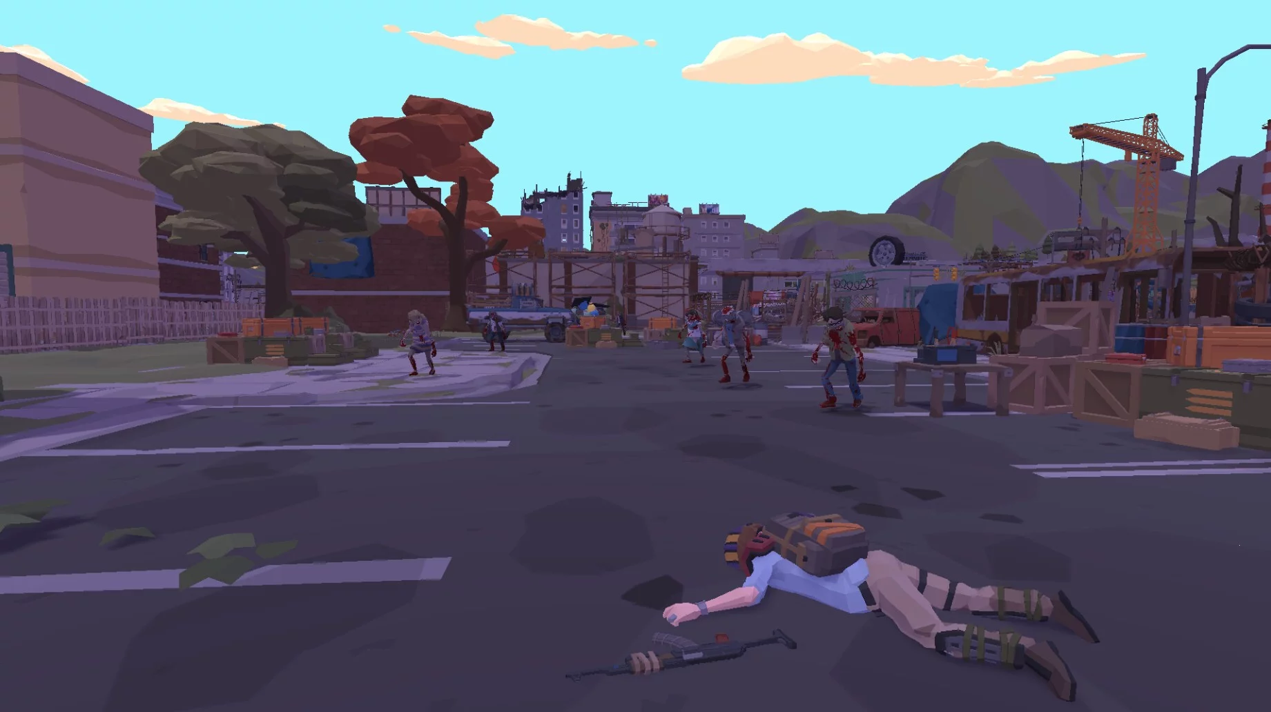 Изображение игры: Among the zombies