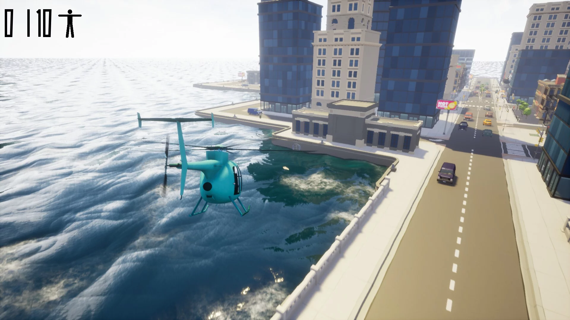 Изображение игры: Rescue Helicopter