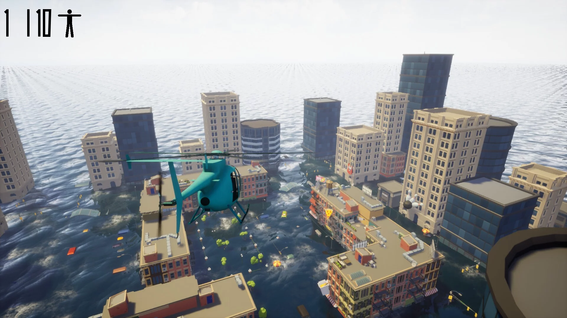 Изображение игры: Rescue Helicopter