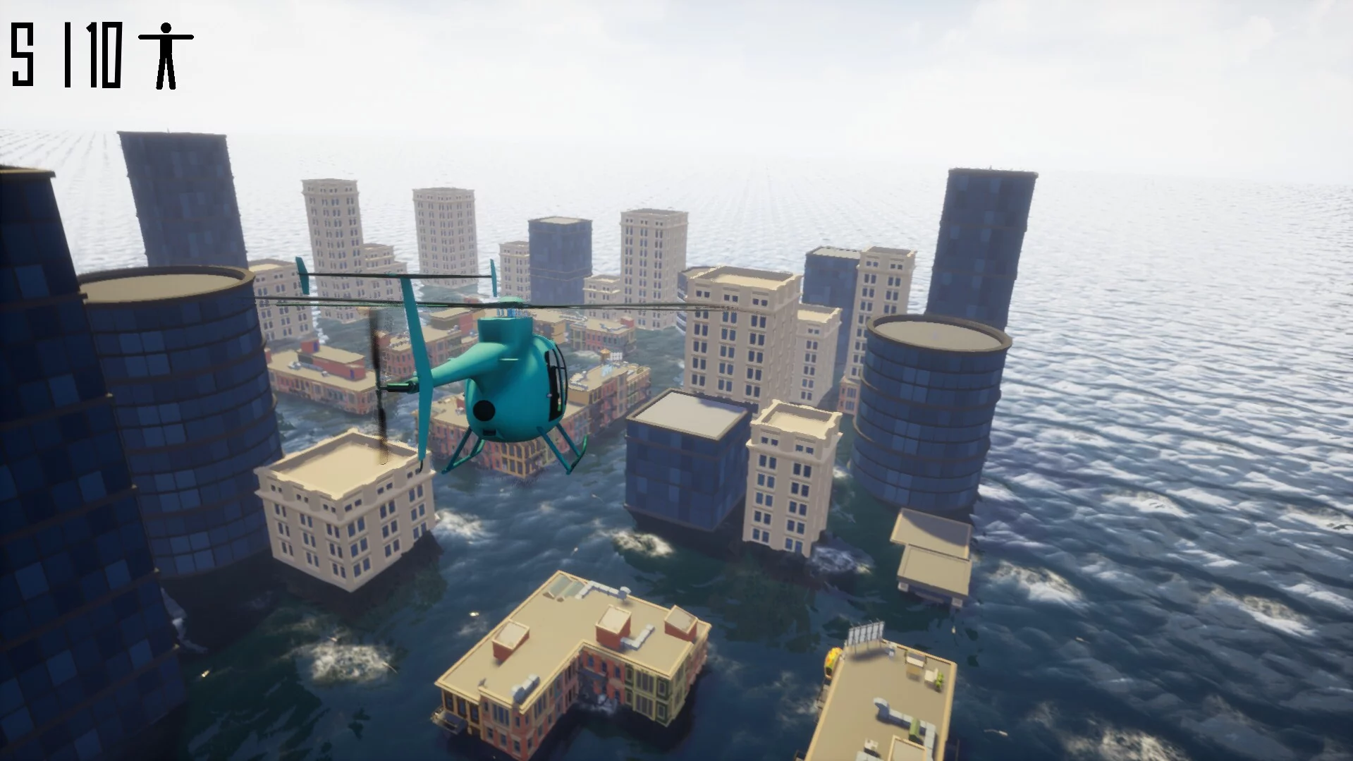 Изображение игры: Rescue Helicopter