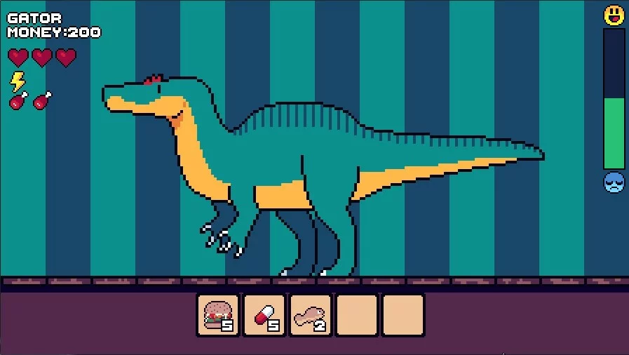 Изображение игры: Dinogotchi