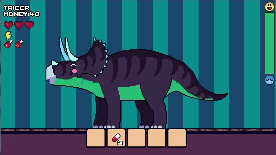 Изображение игры: Dinogotchi