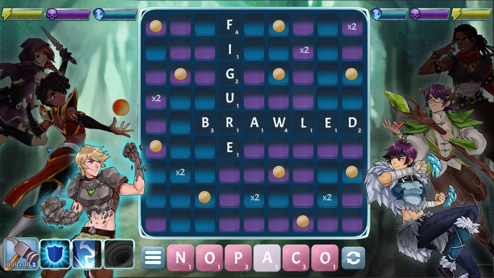 Изображение игры: Tomes and Quests: a Word RPG