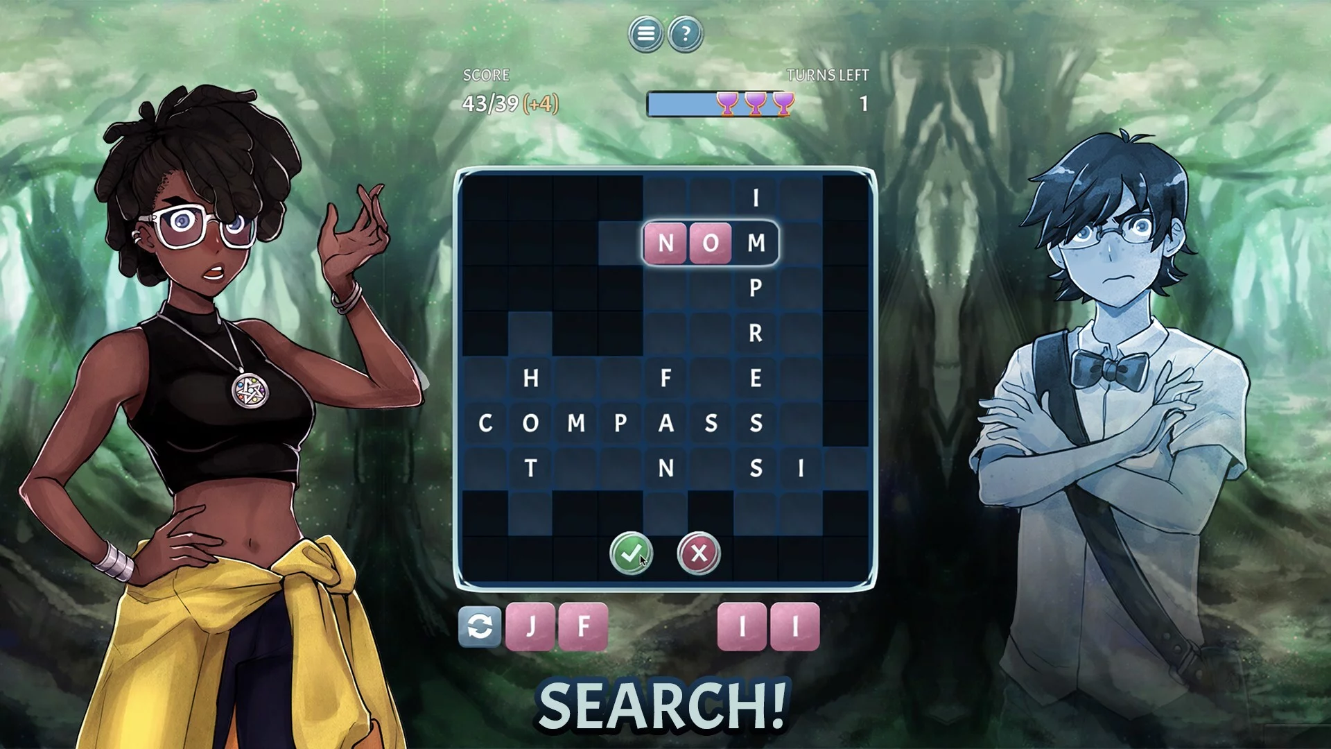 Изображение игры: Tomes and Quests: a Word RPG