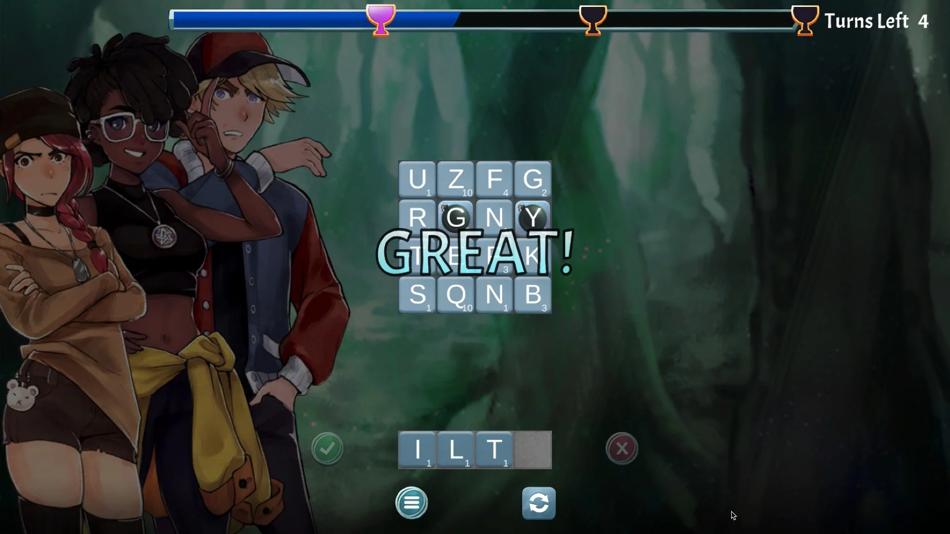 Изображение игры: Tomes and Quests: a Word RPG