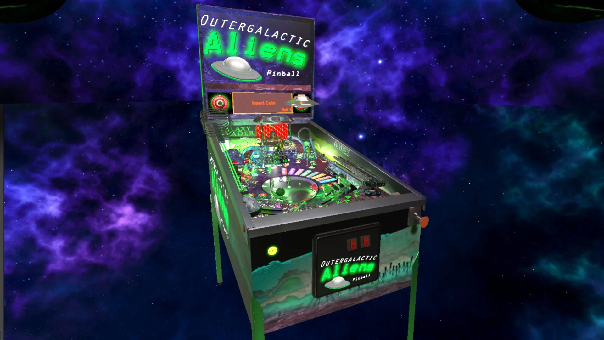 Изображение игры: Outergalactic Aliens Pinball