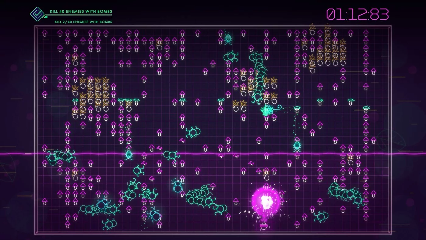 Изображение игры: Centipede: Recharged