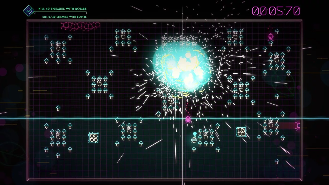 Изображение игры: Centipede: Recharged