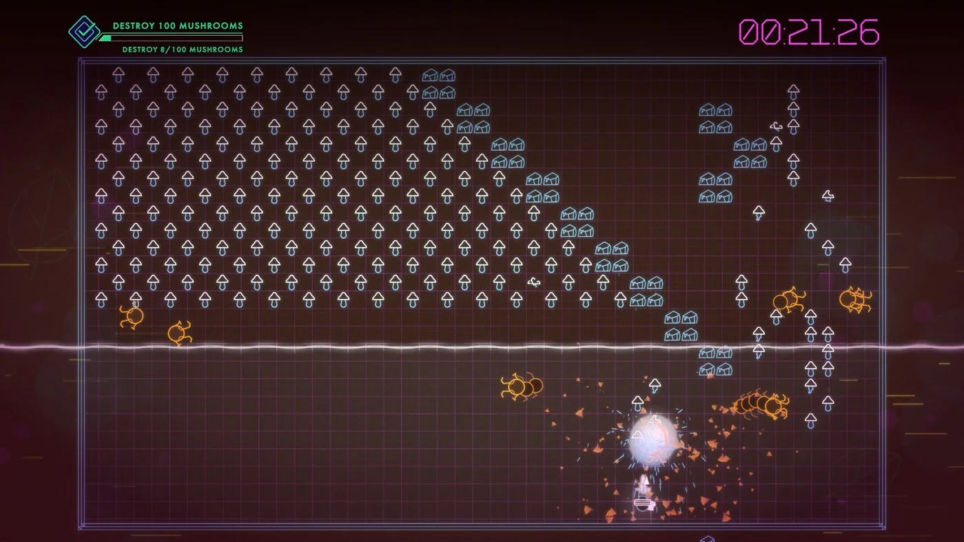 Изображение игры: Centipede: Recharged
