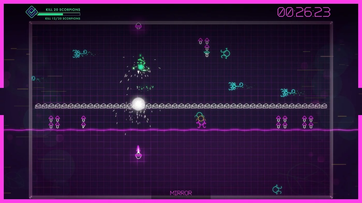 Изображение игры: Centipede: Recharged