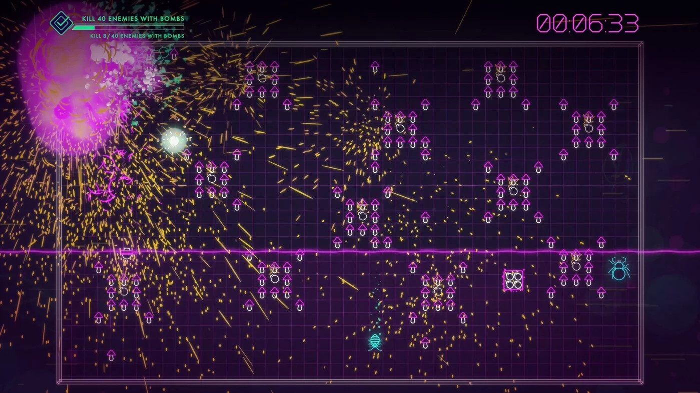 Изображение игры: Centipede: Recharged