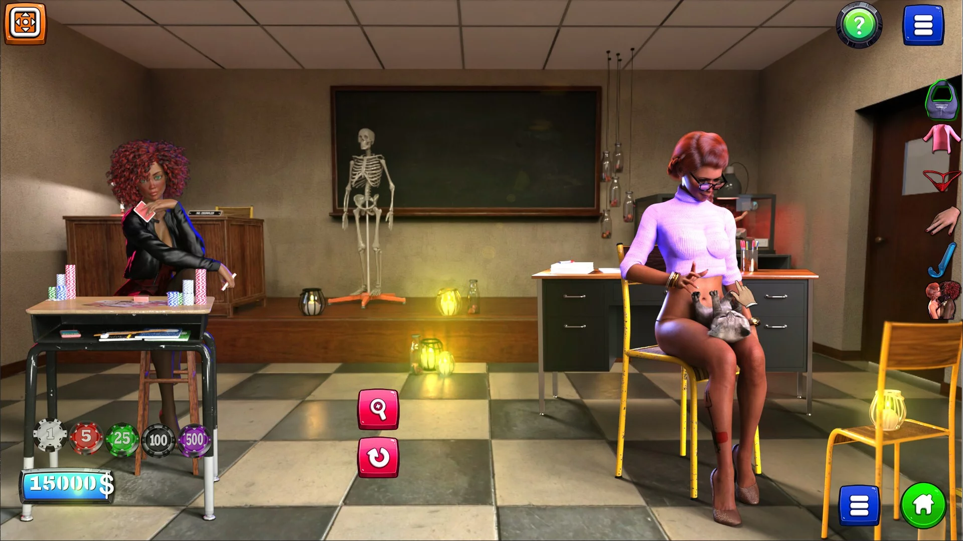 Изображение игры: Strip Black Jack - Sex Teacher